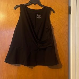Lane Bryant Faux-Wrap Peplum Tank 14/16
